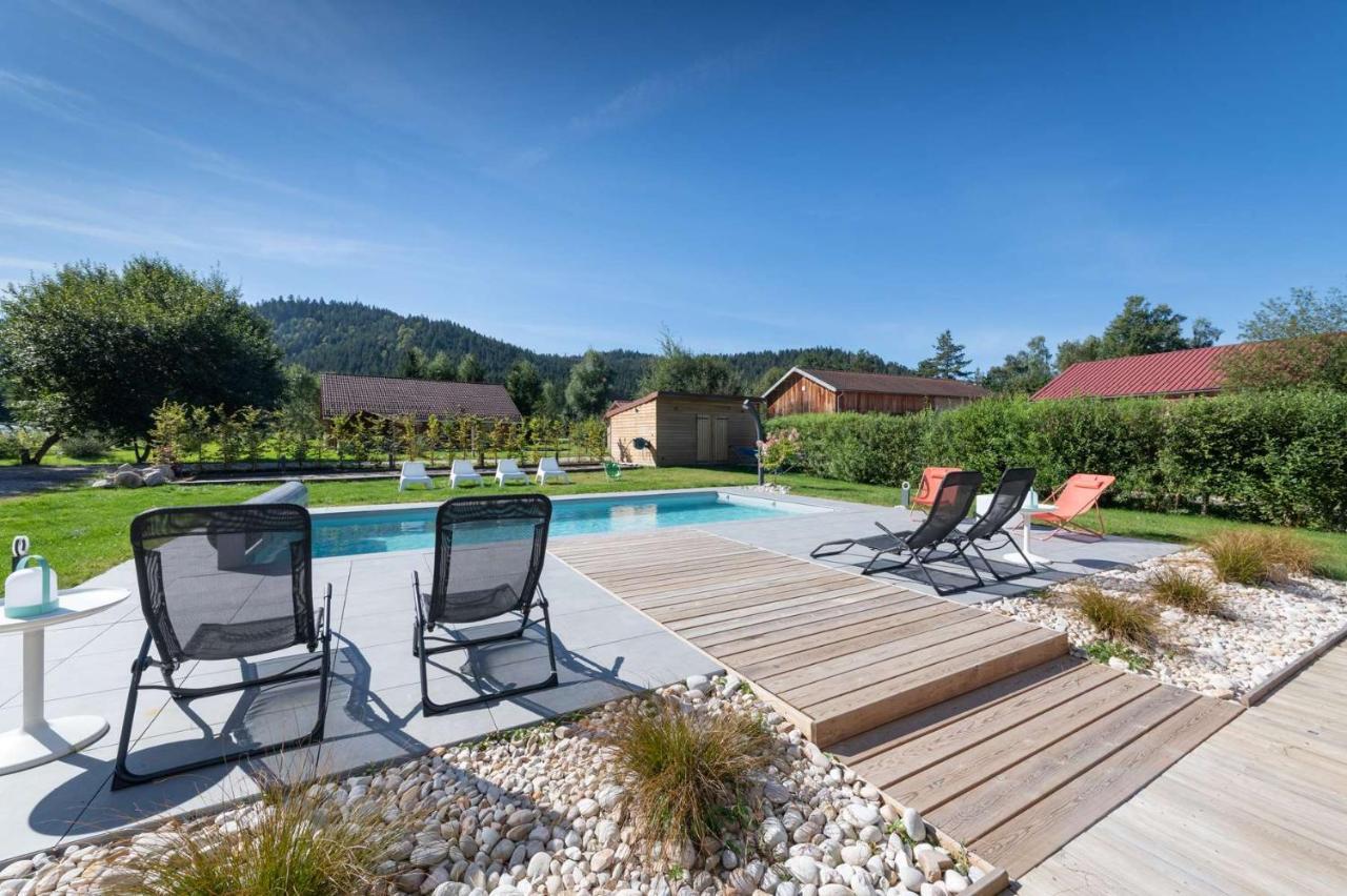 Chalet Du Bien-Etre 15P. Piscine,Spa, Hammam,Petanque,Basket Gérardmer Kültér fotó
